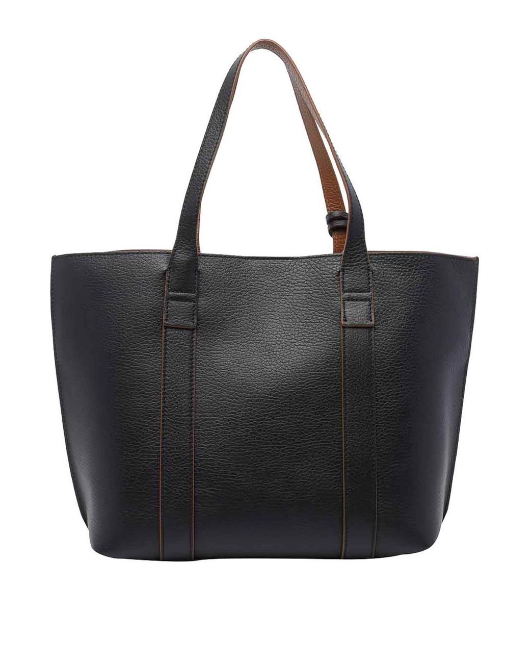 Hogan Black Small Address Shopping Bag