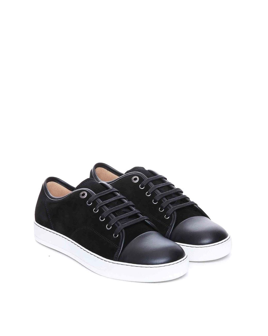 Lanvin Black Basket Sneakers for men