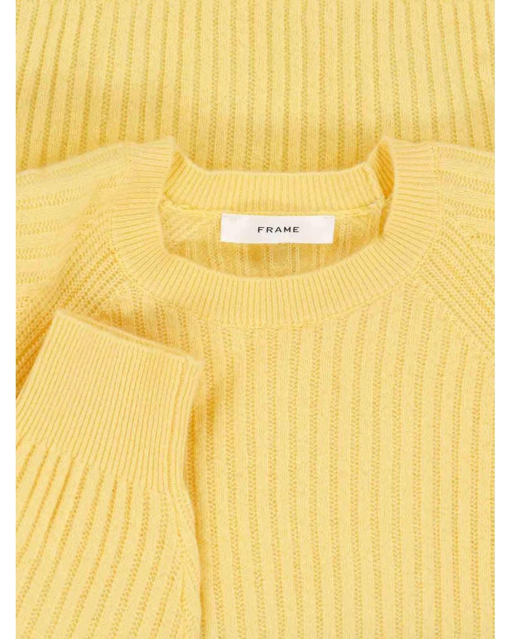FRAME Yellow Sweater