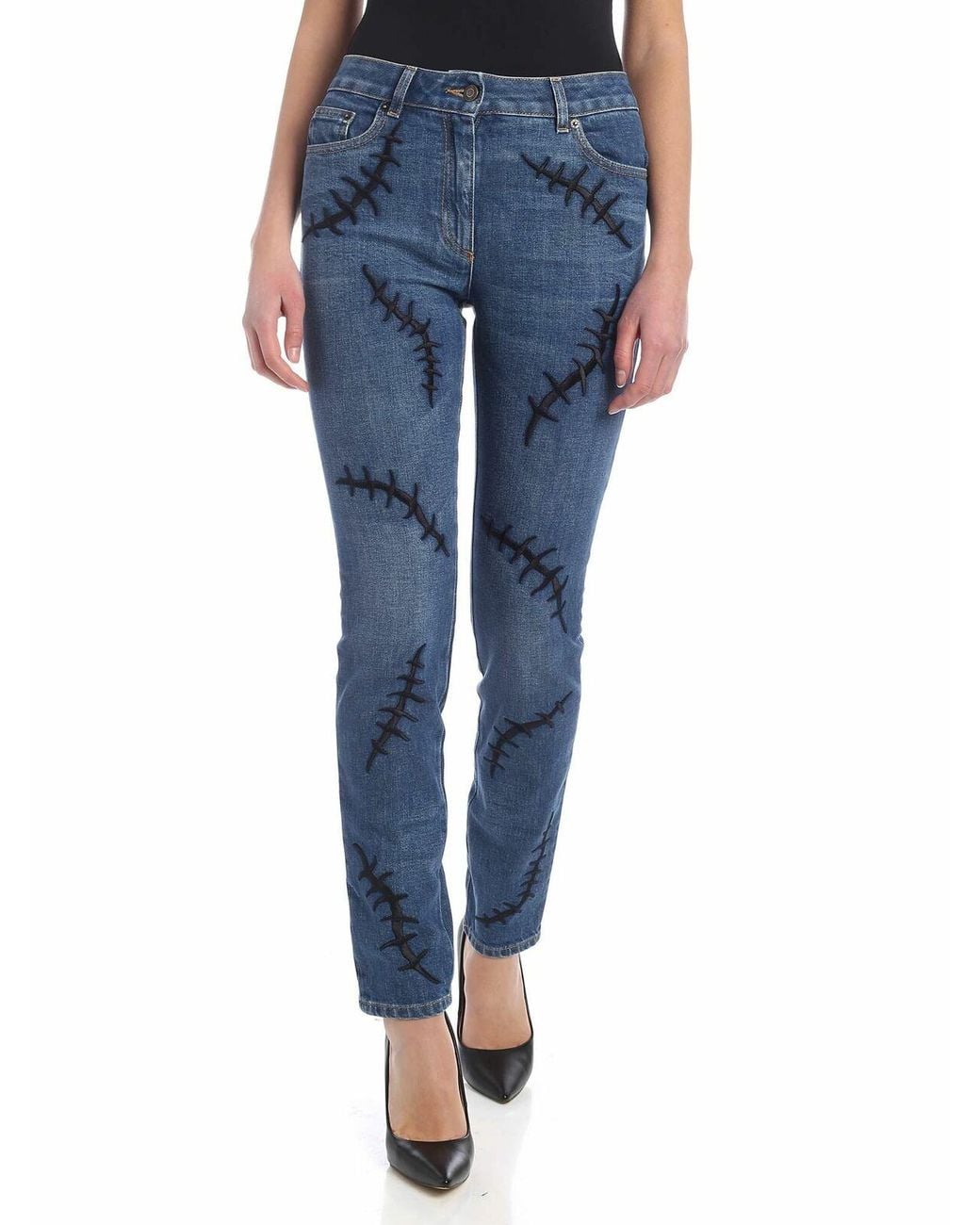 Moschino Blue Scars Jeans