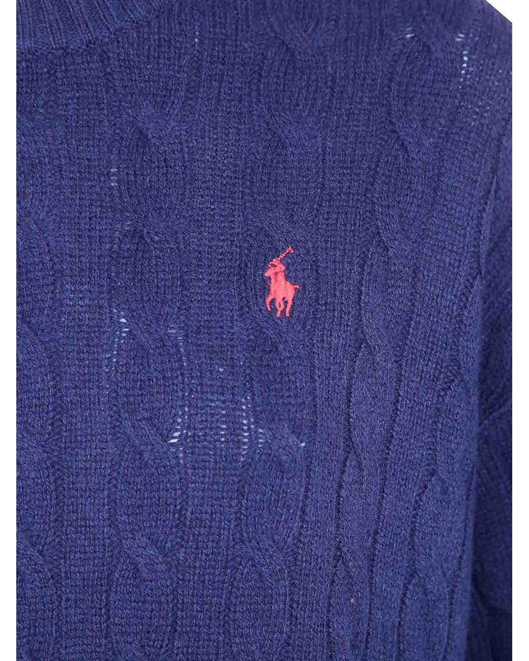 Polo Ralph Lauren Blue Sweater Shift Dress