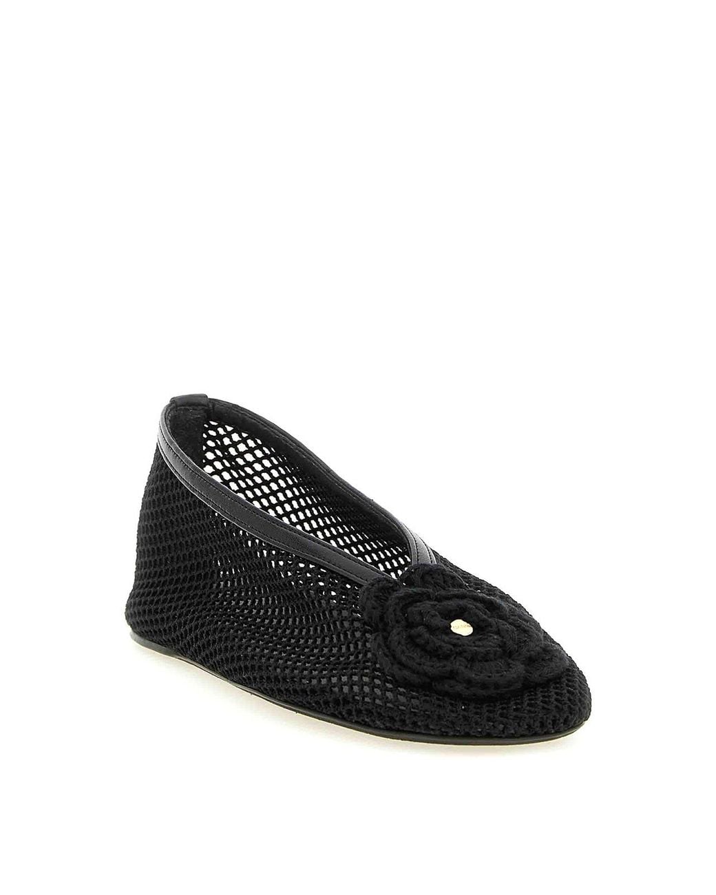 Ganni Black Jenny' Ballet Flats