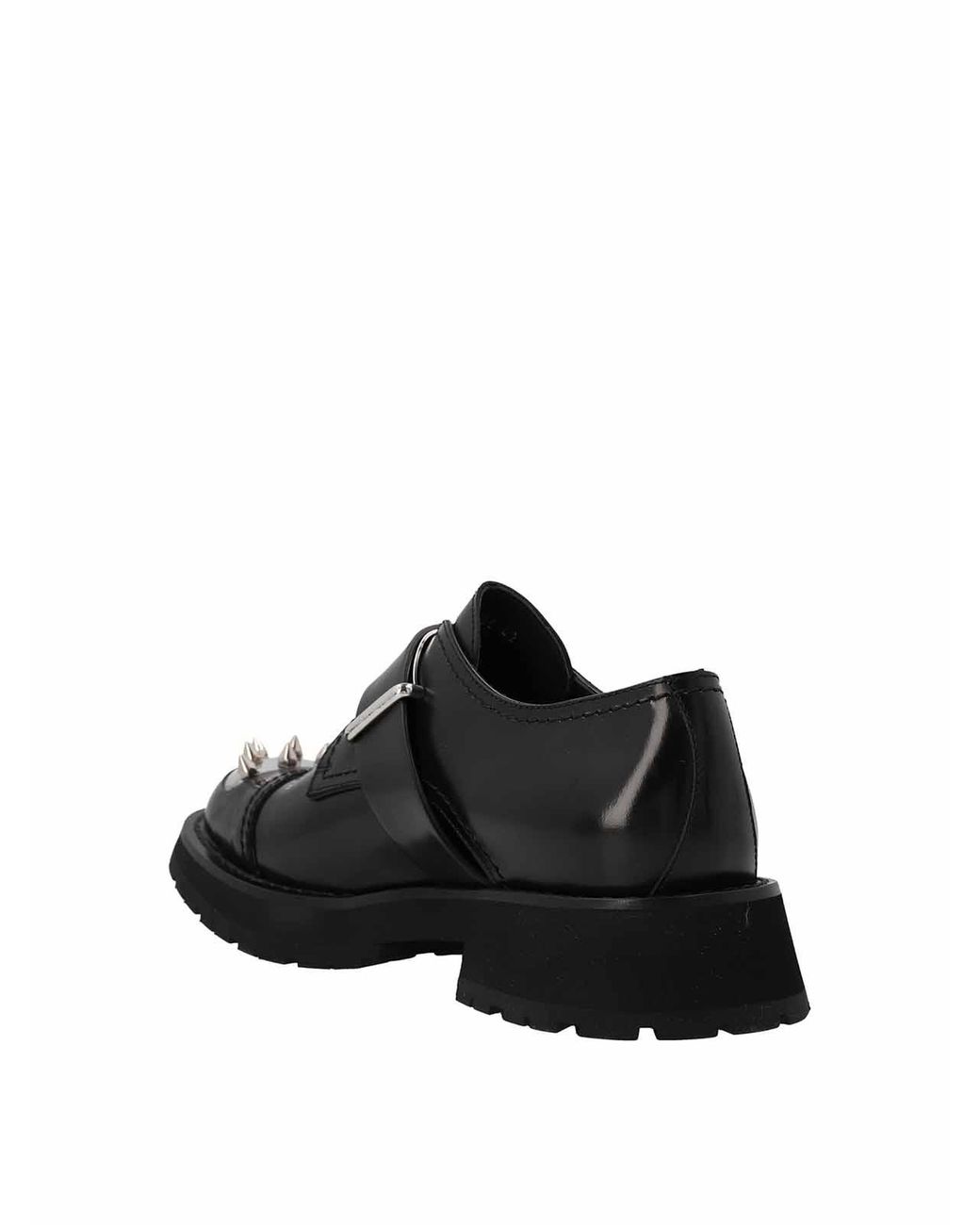 Monks Con Borchie di McQueen in Black da Uomo
