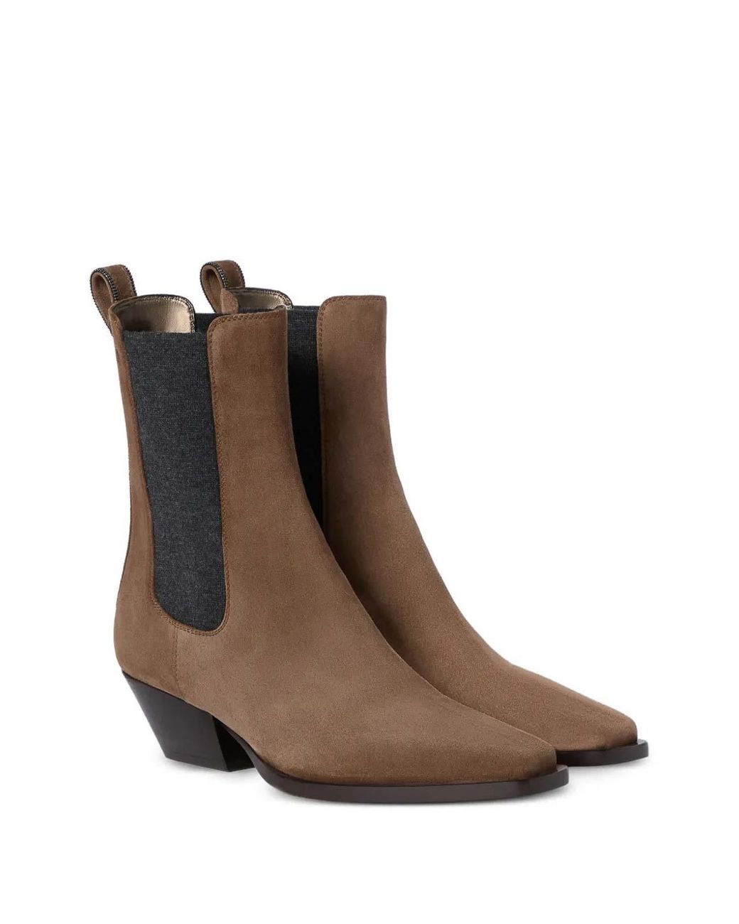 Brunello Cucinelli Brown Chelsea Boot
