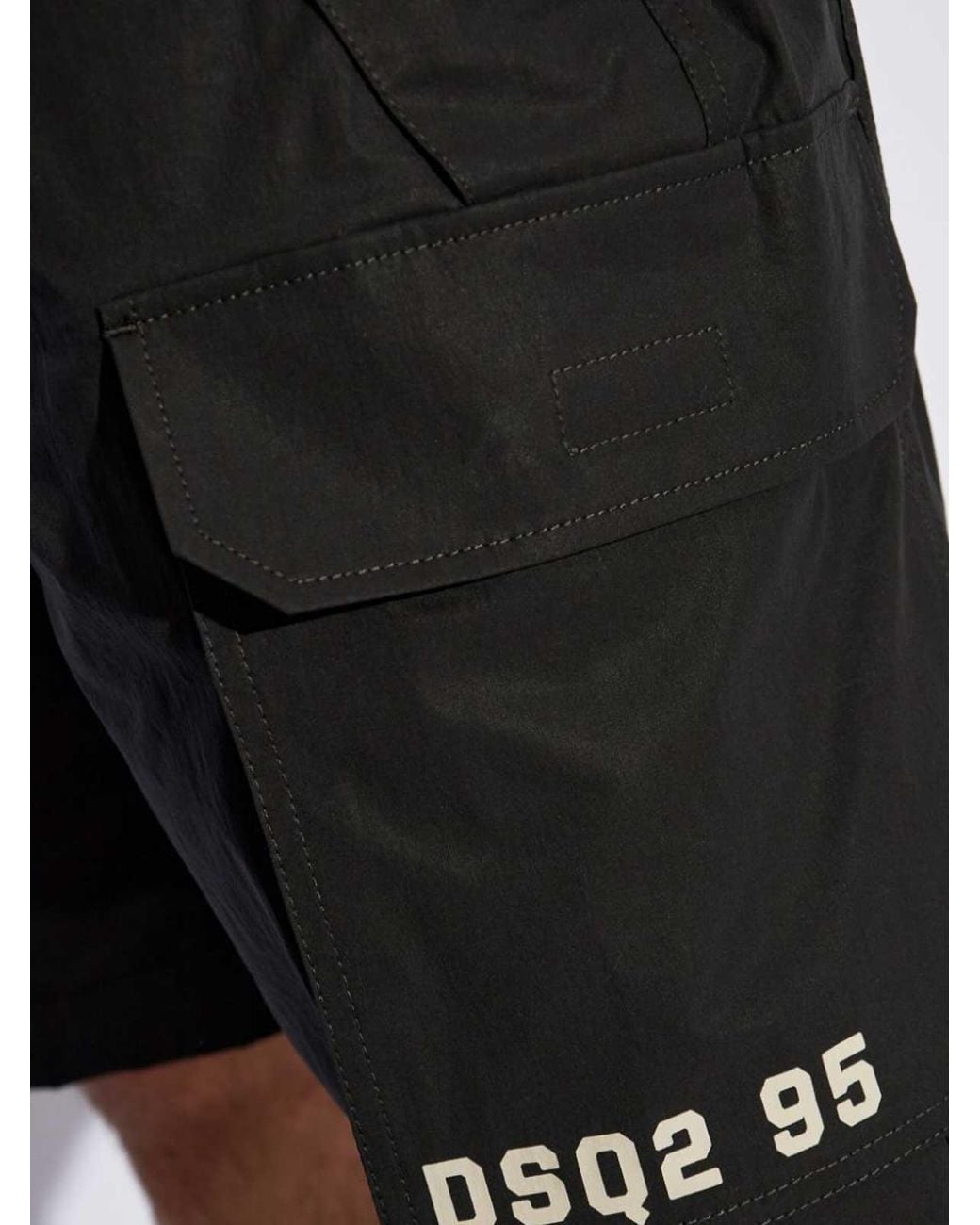 DSquared² Black Short Pants for men