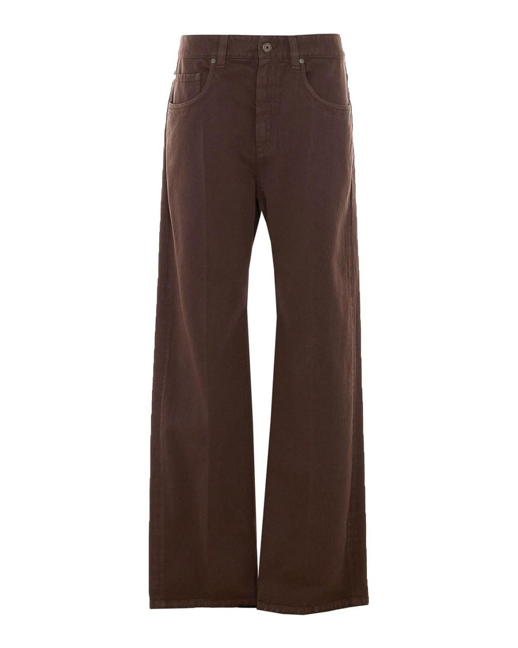 Brunello Cucinelli Brown Denim Pants