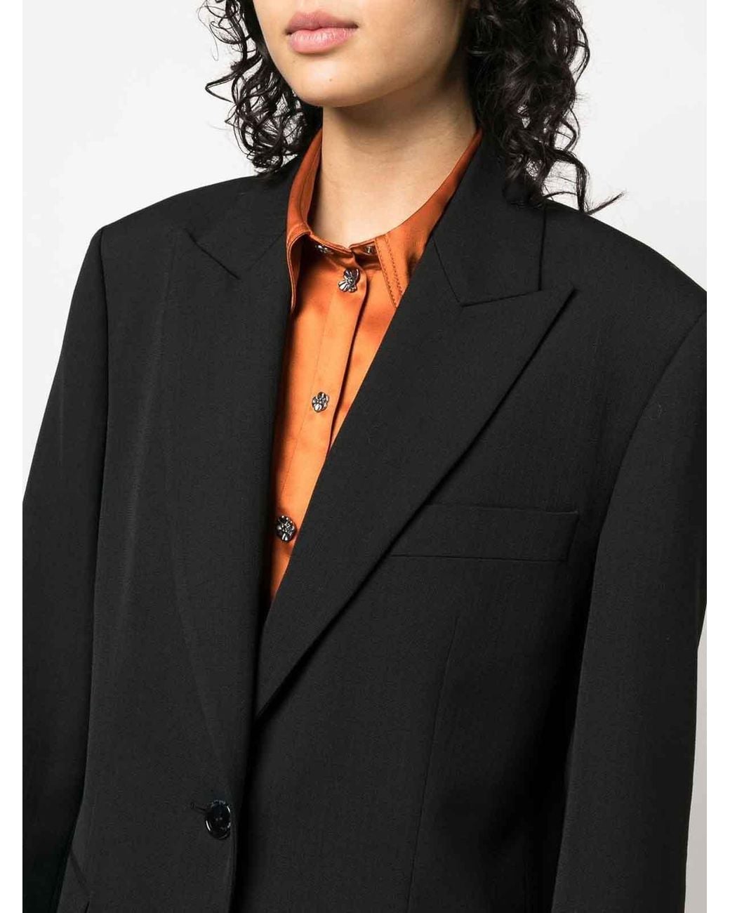 Blazer Acne de color Black