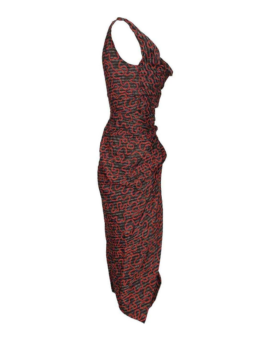 Vivienne Westwood Purple Panther Sleeveless Dress
