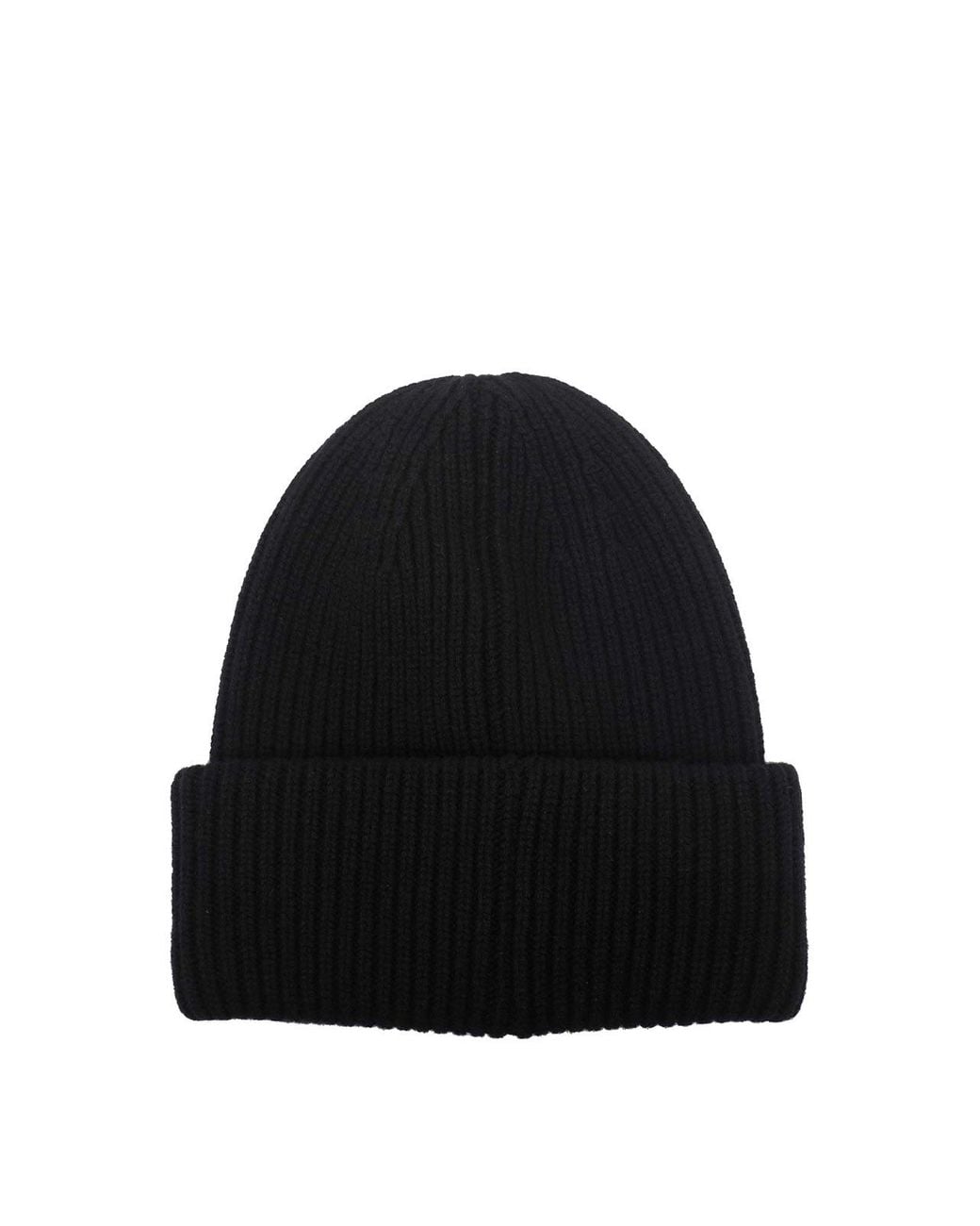 Moncler Black Beanie for men