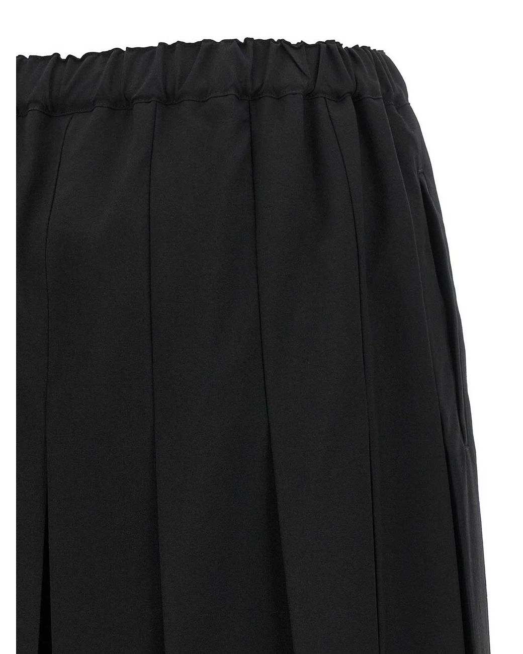 Comme des Garçons Black Pleated Trousers