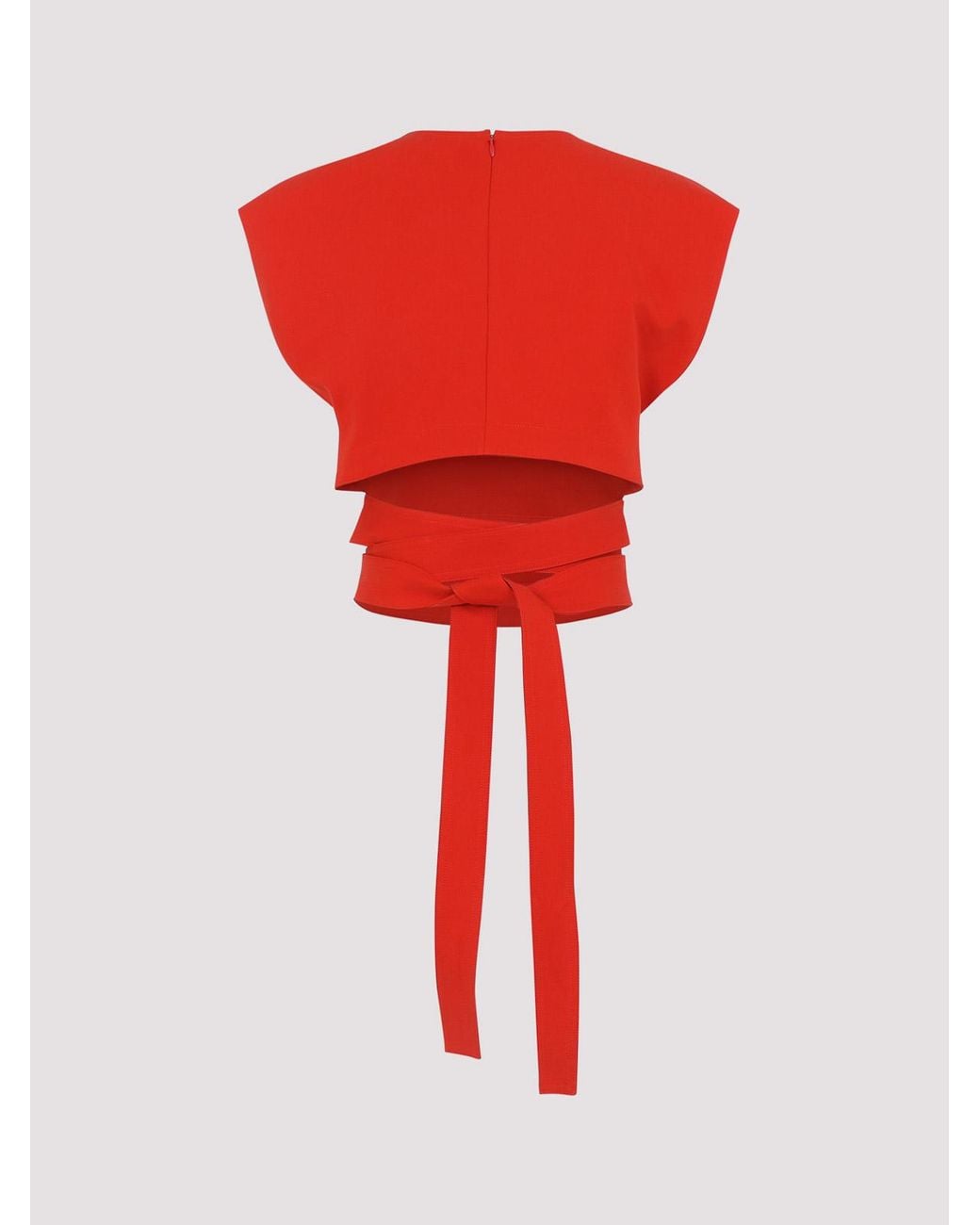 Top Alaïa en coloris Red