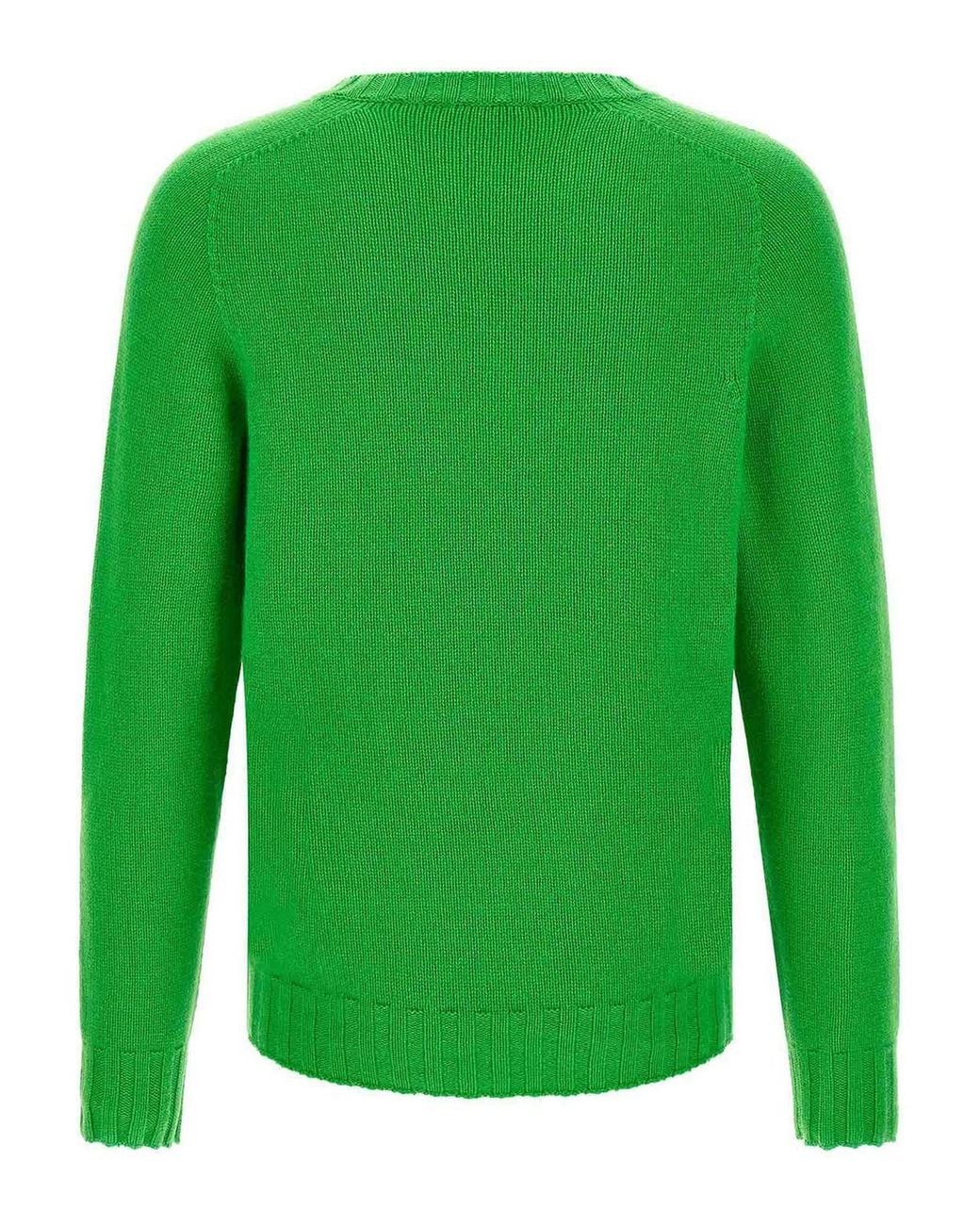 Oliver Lattughi Green Cashmere Sweater for men