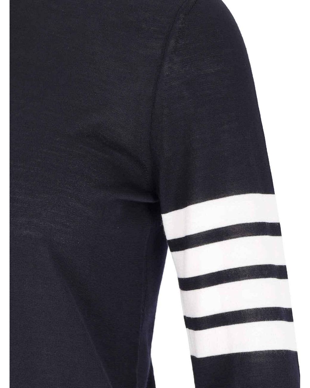 Thom Browne Blue U-Boot-Pullover