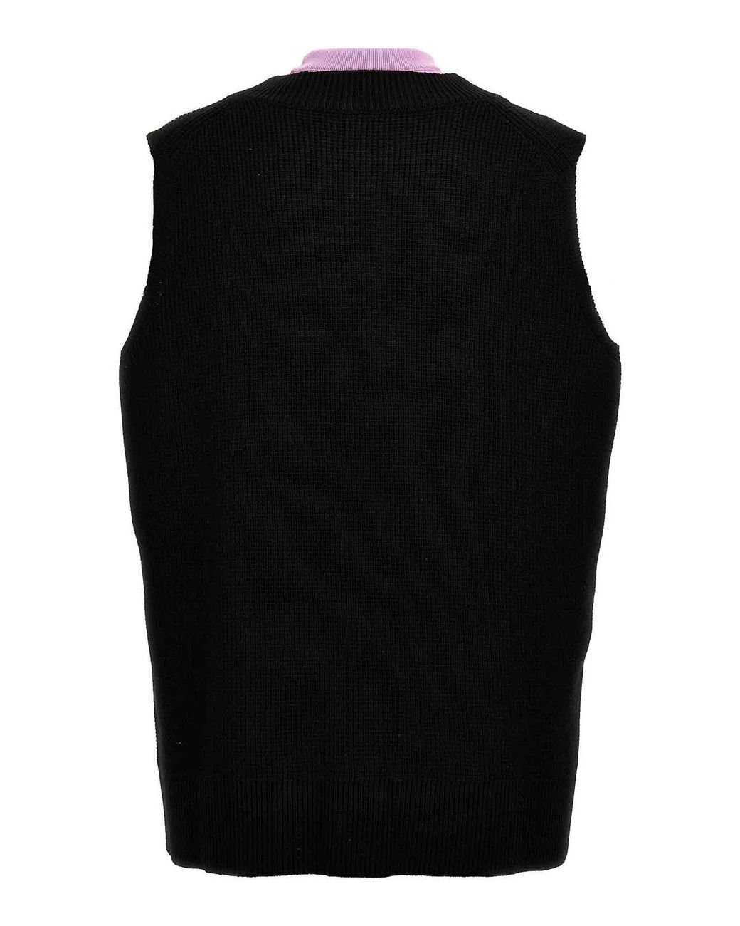Chaleco Jil Sander de hombre de color Black