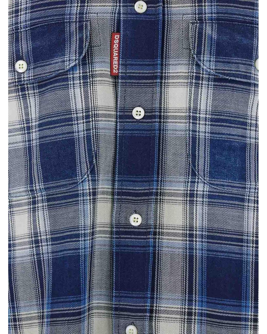 Chemise DSquared² pour homme en coloris Blue