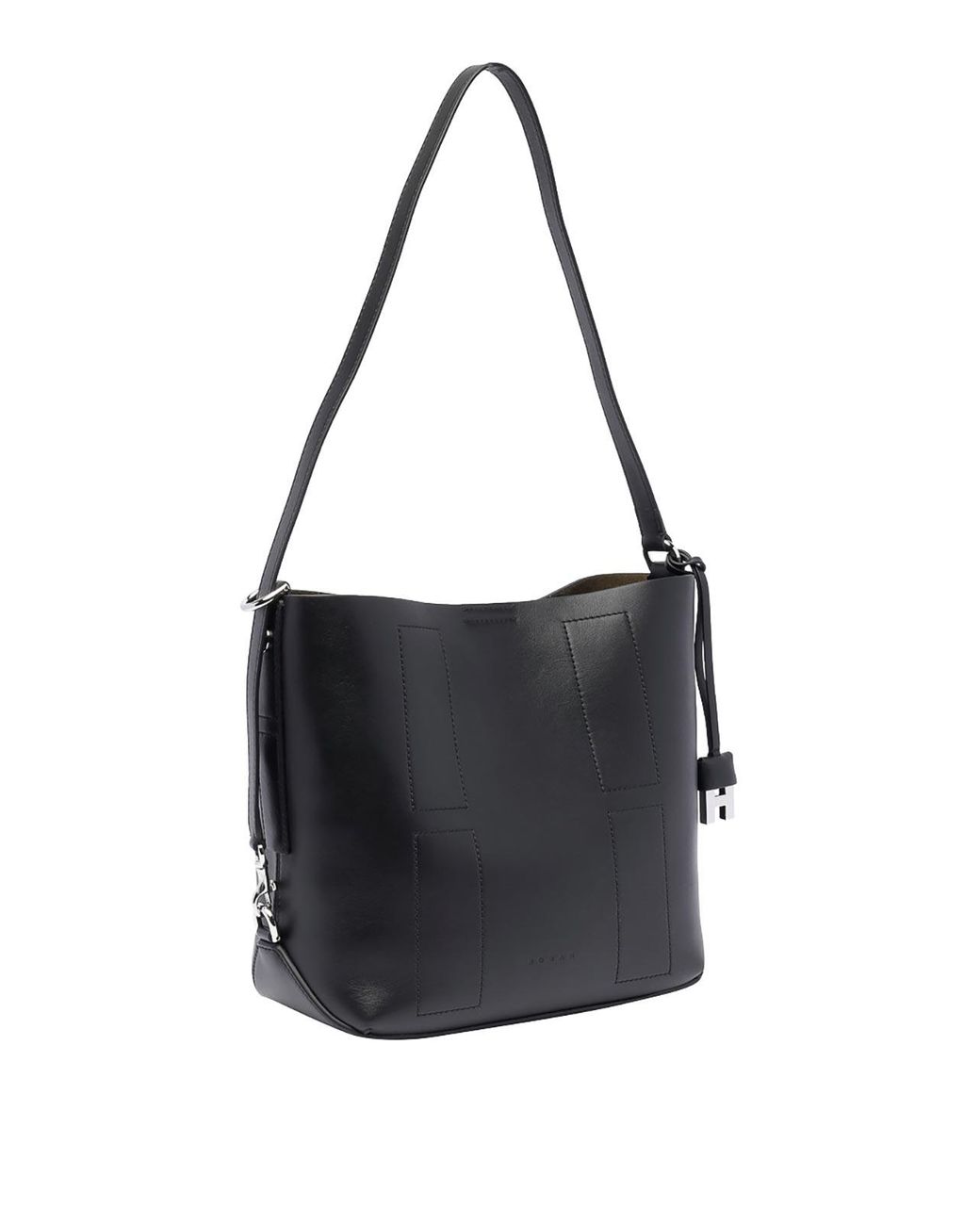 Hogan Black Hocket Hobo Bag