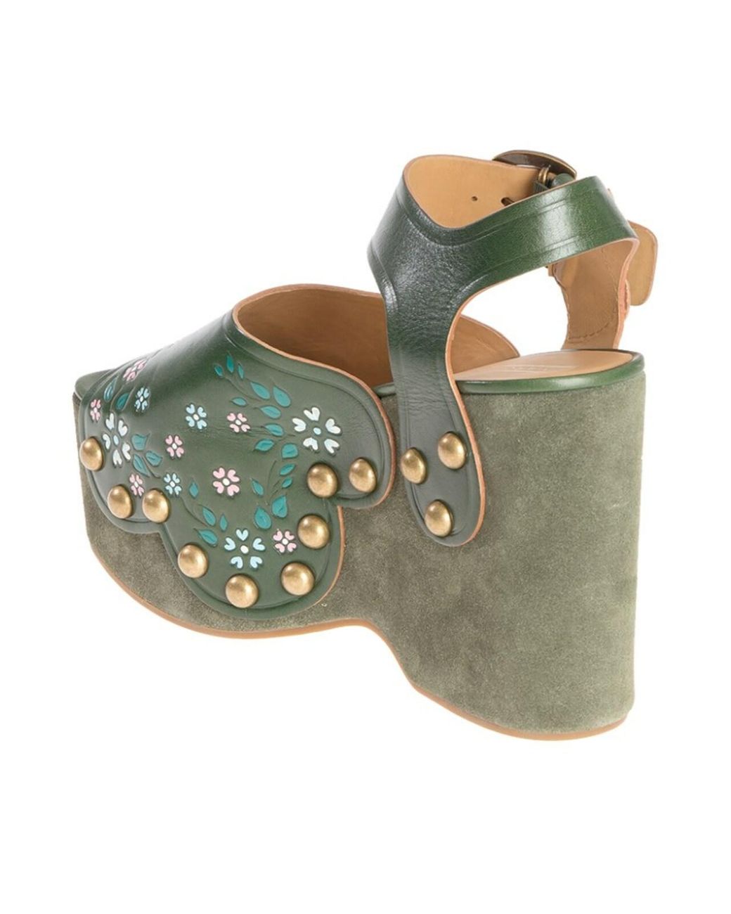 Marc Jacobs Green Leather Sandals
