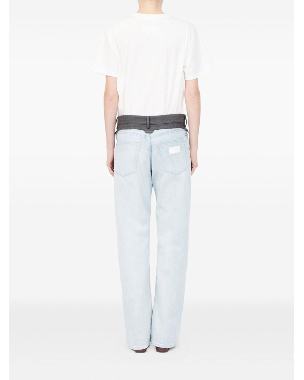 Vaqueros Rectos MM6 by Maison Margiela de color Blue