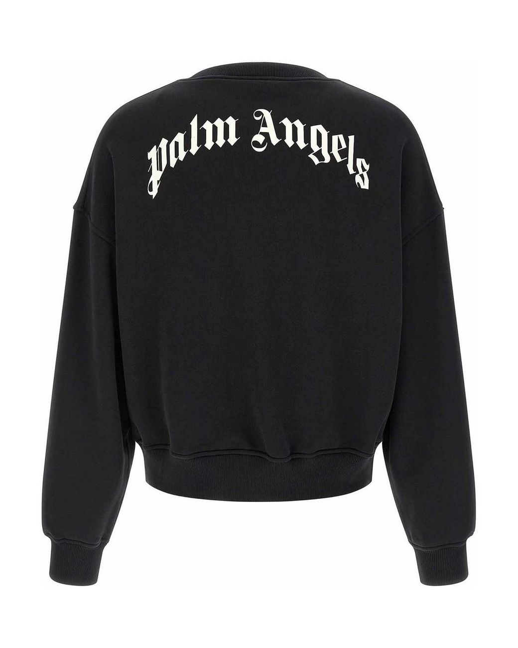 Palm Angels Black Back Sweatshirt for men