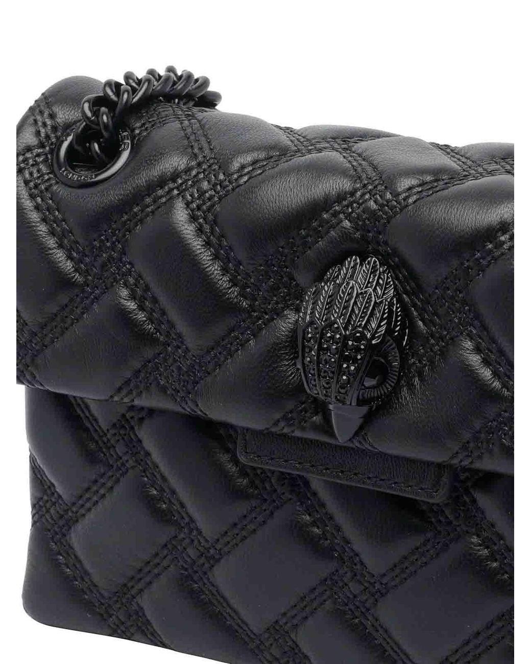 Kurt Geiger Black Mini Kensington Crossbody Bag