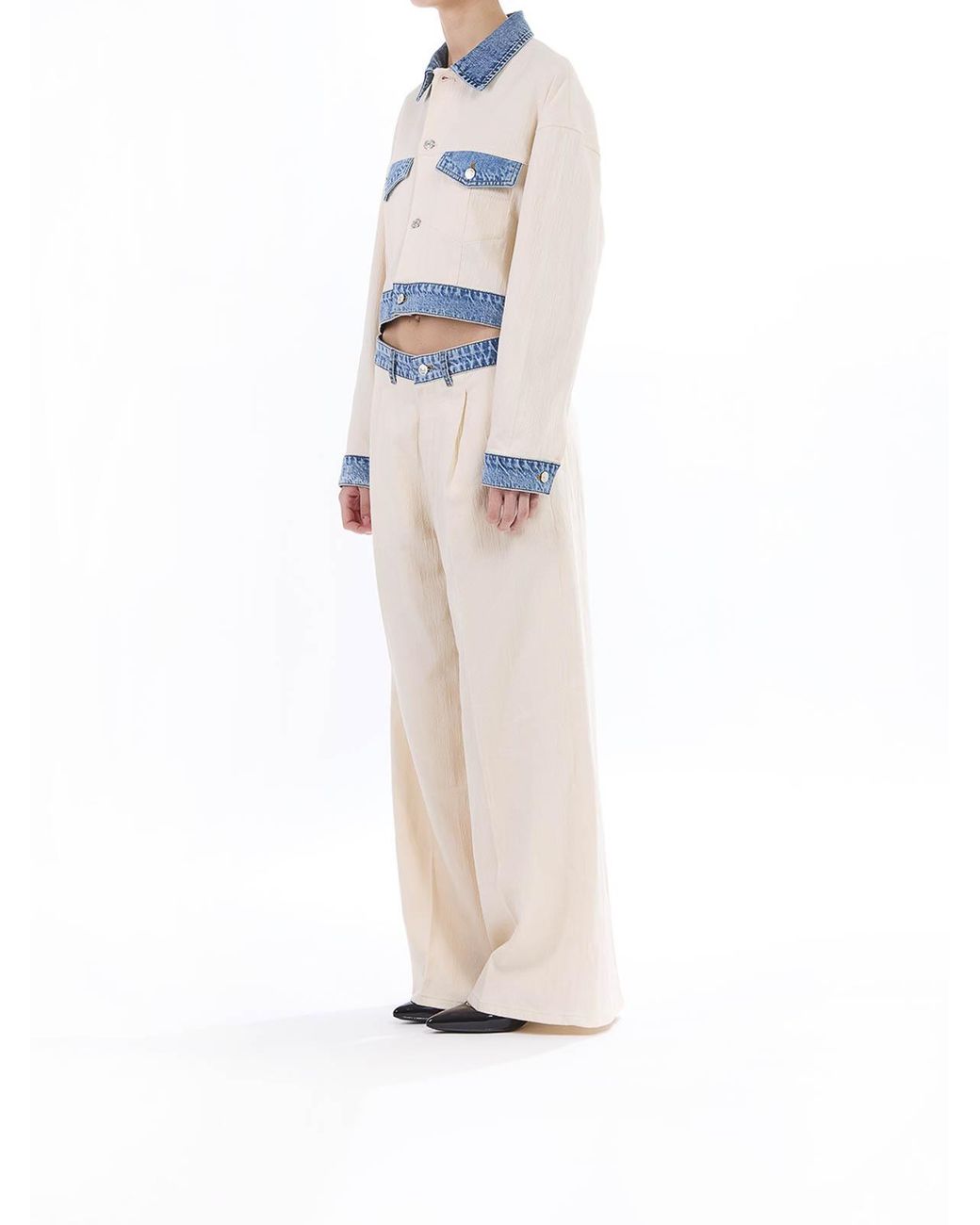 Moschino White Trousers