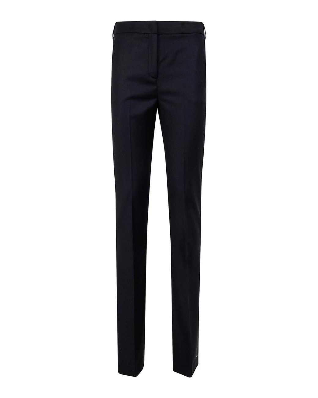 Blumarine Blue Flared Twill Pants