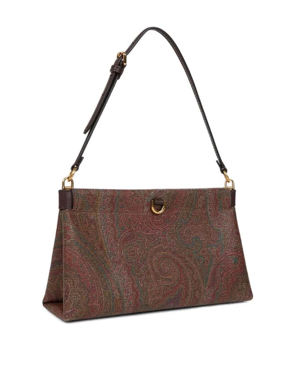 Etro Brown Clutch Talk Xs Arnica Bag