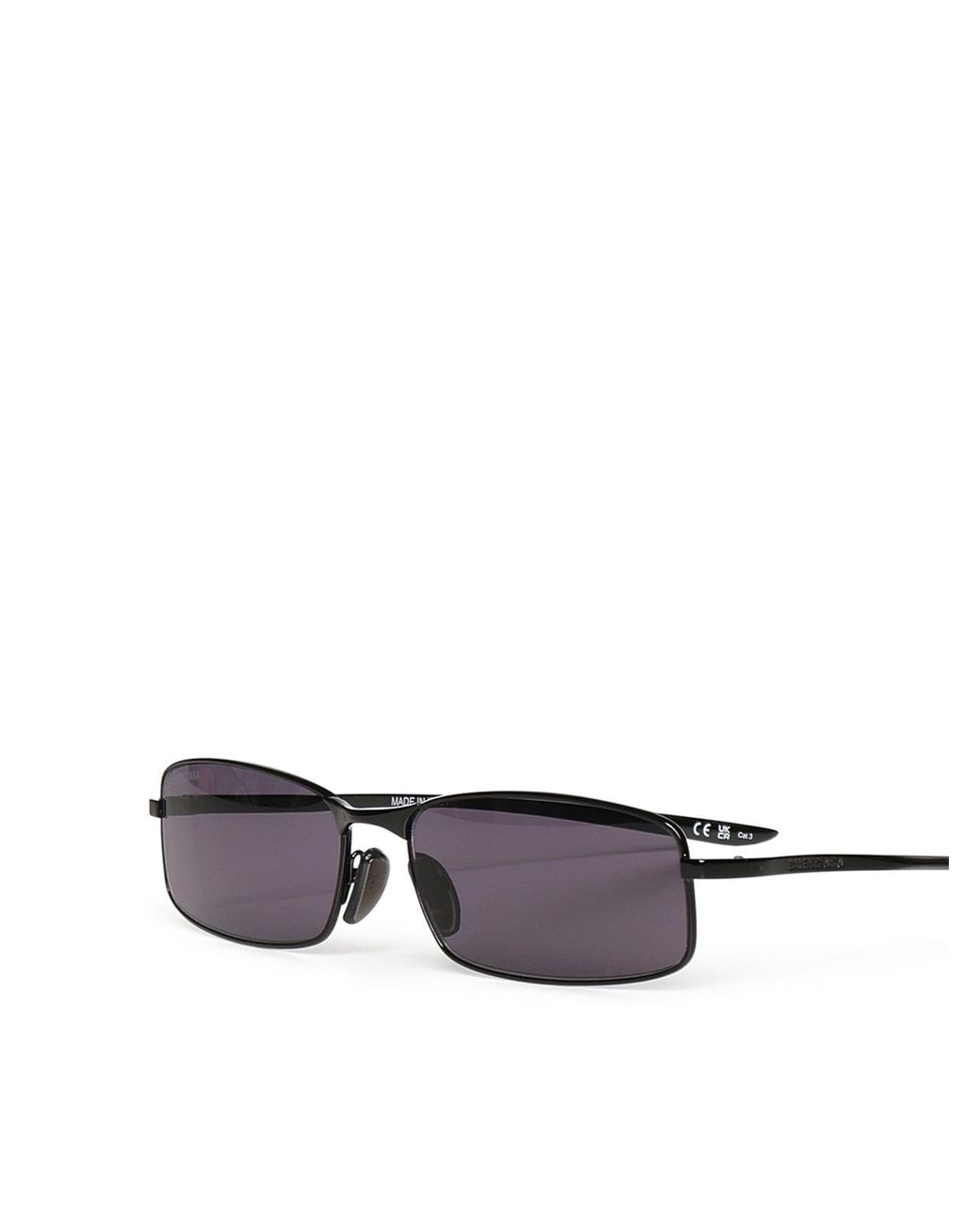 Balenciaga White Monday Rec Sunglasses
