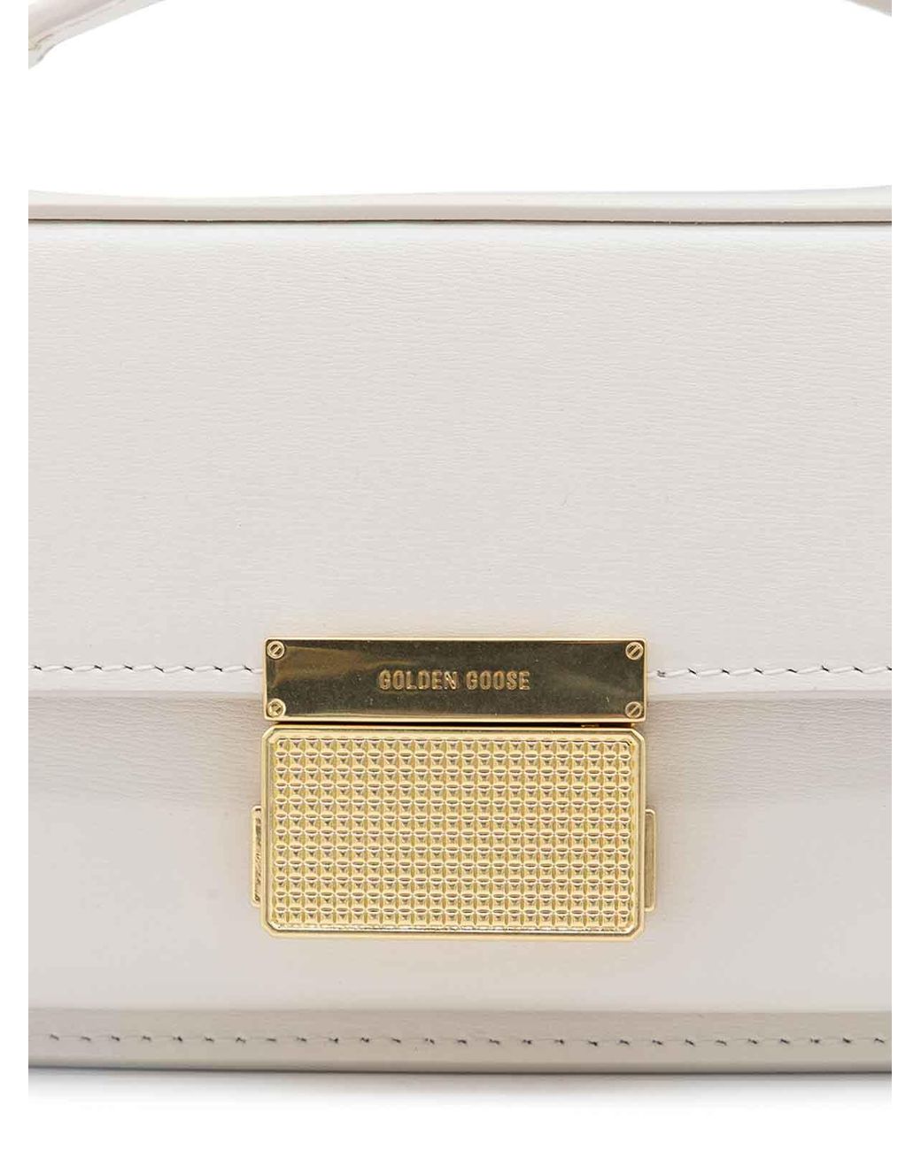 Golden Goose Deluxe Brand White Leather Crossbody Bag