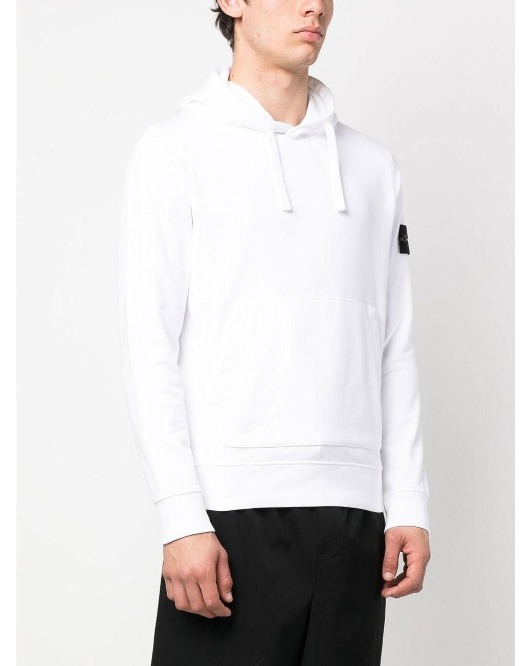 Stone Island White Sweatshirt for men