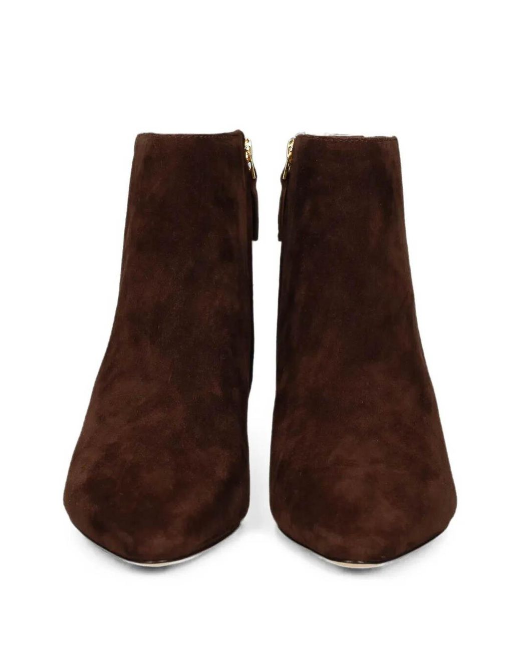 Ralph Lauren Brown Frncsa Heeled Ankle Bootie