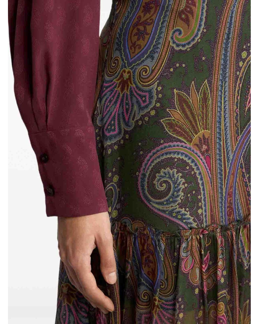 Etro Brown Paisley Skirt