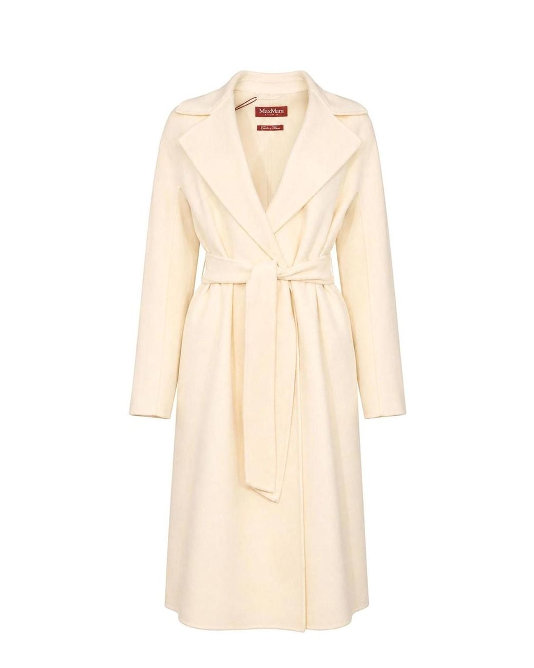 Max Mara Natural Mstcles Long Robe Coat