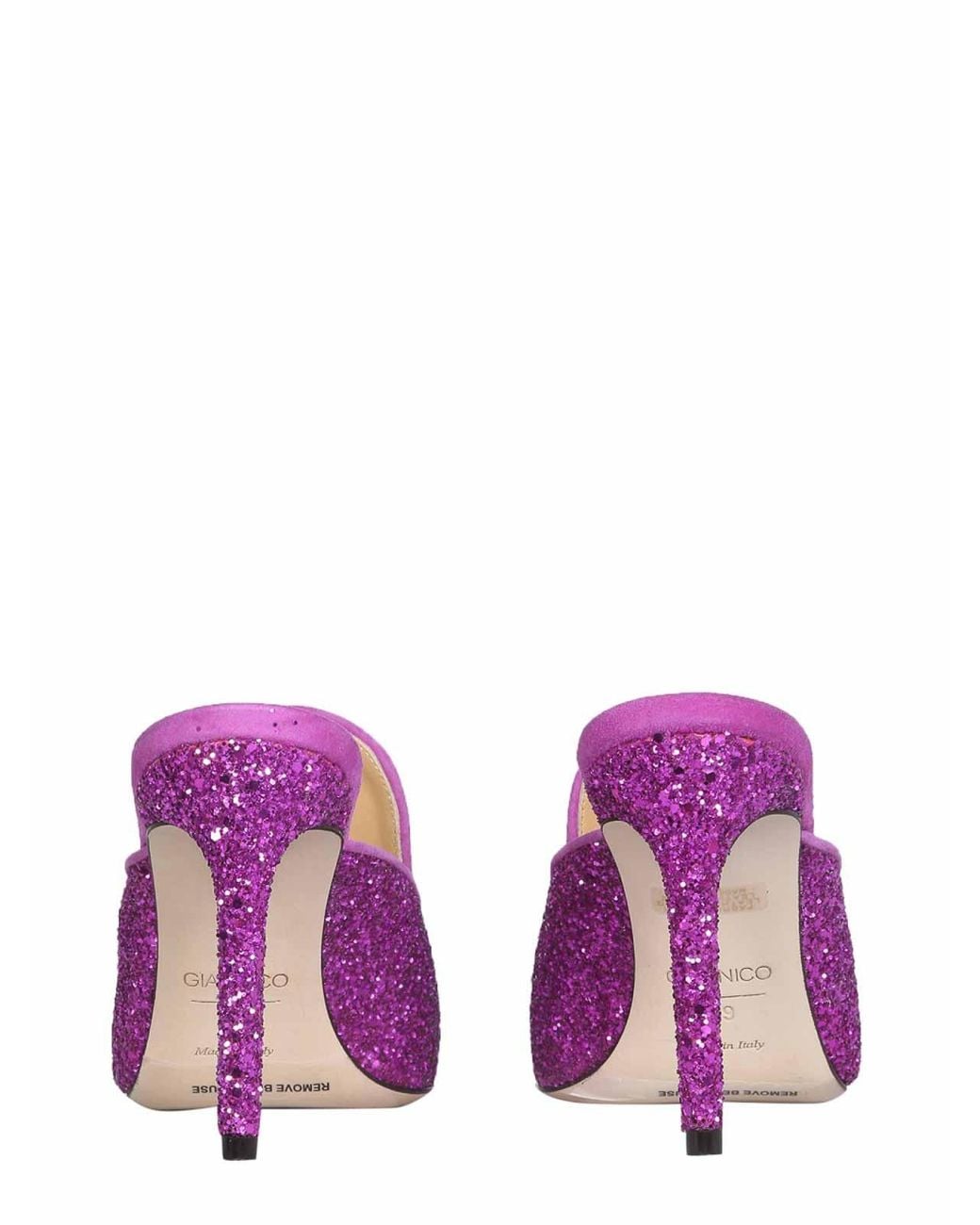 Giannico Purple Daphne Pumps
