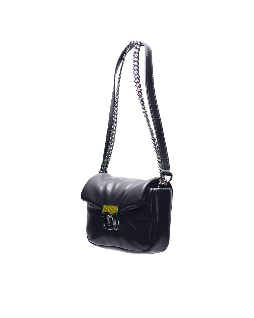 MSGM Black Click Bag Cross Body for men