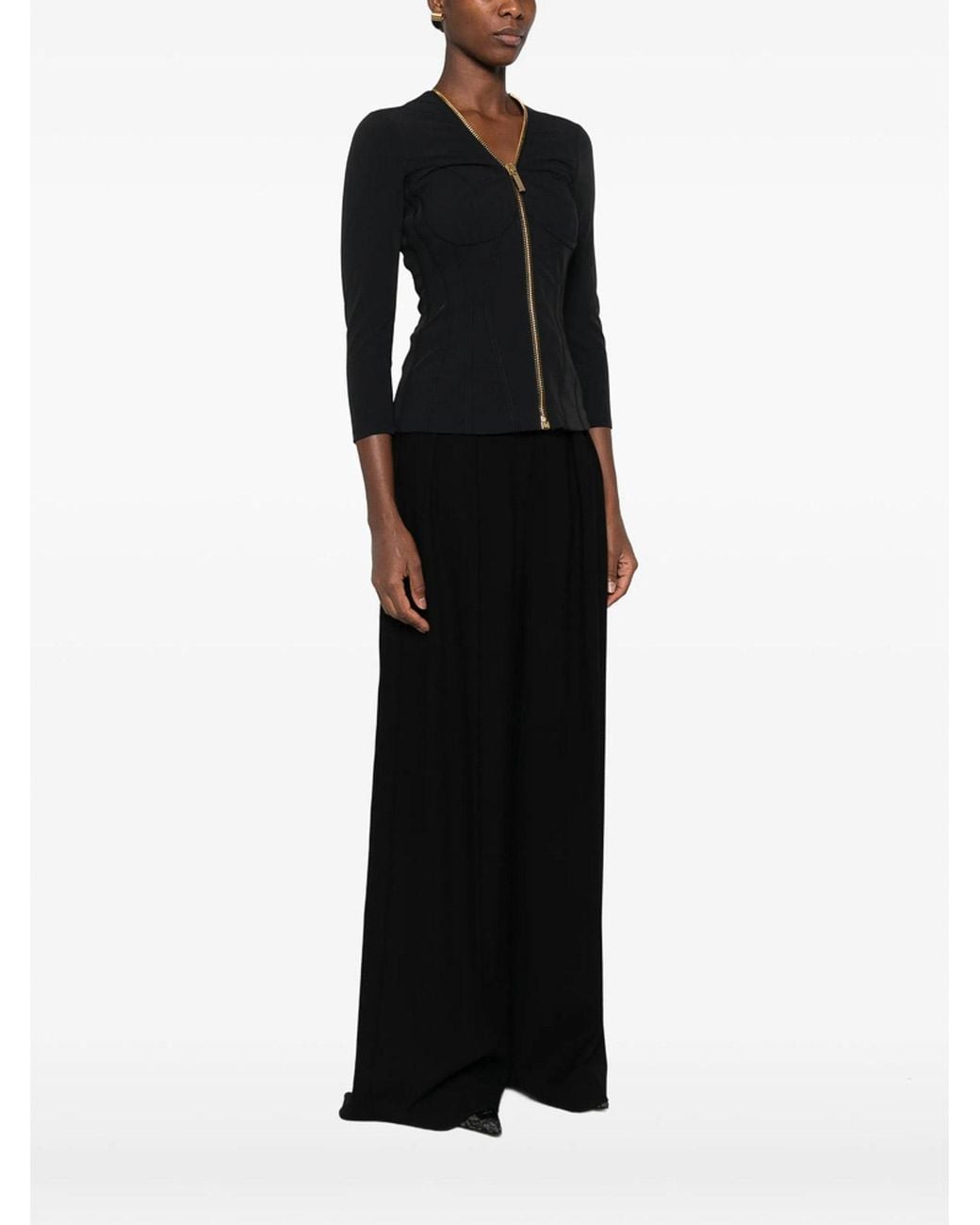 Elisabetta Franchi Black Outerwear