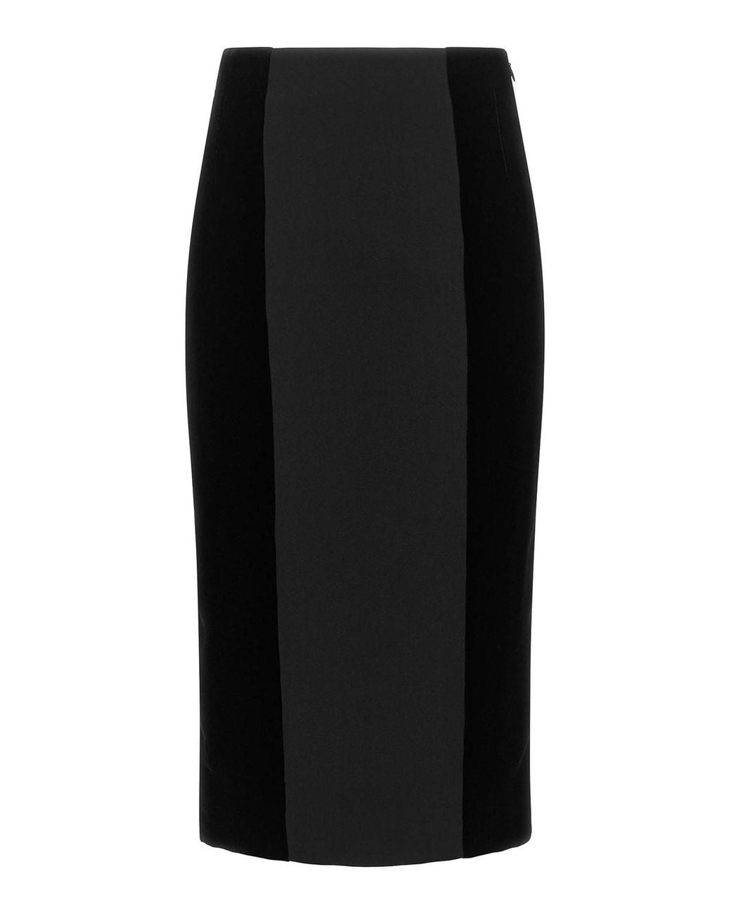 Jacquemus Black La Jupe Tailleur Velvet Skirt