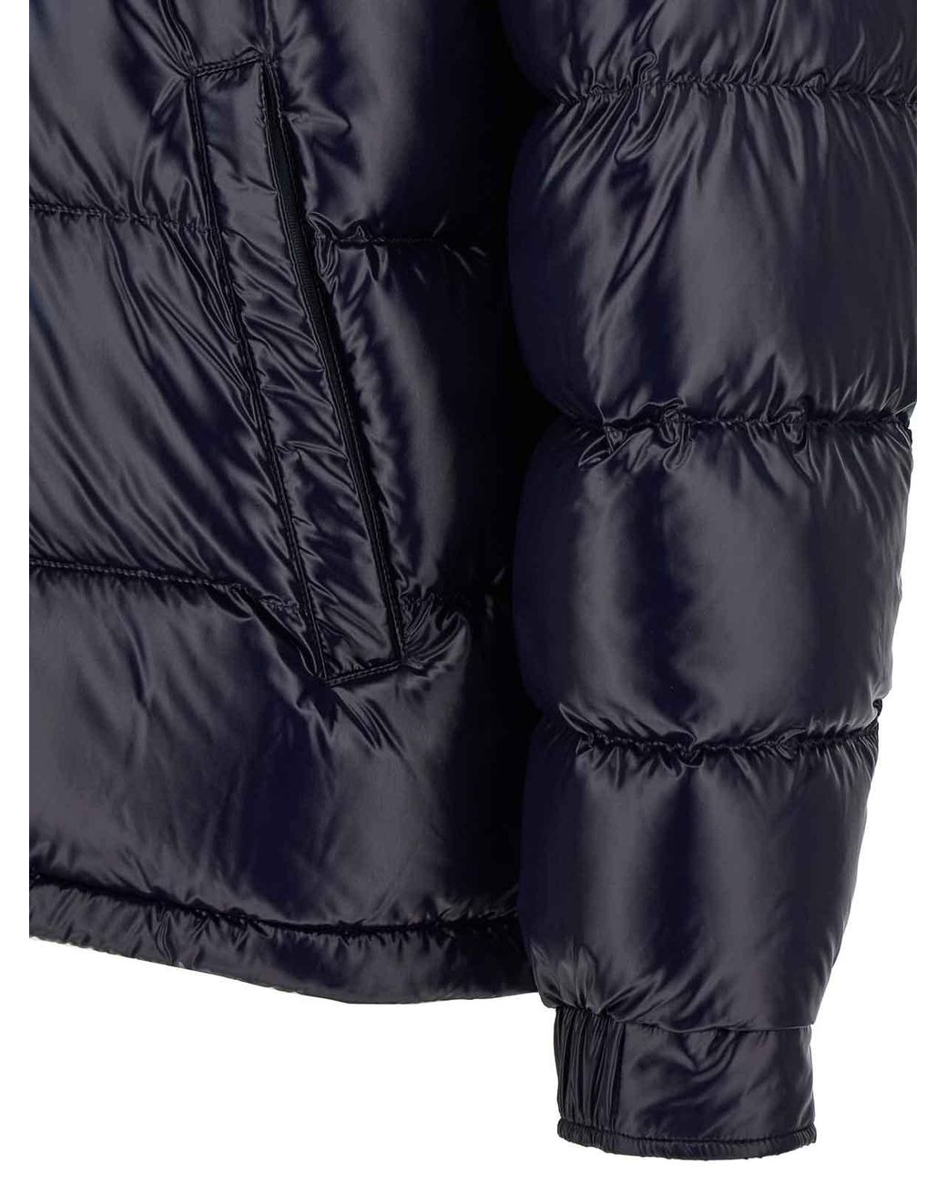 Herno Blue Quilted Puffer Jacket for men