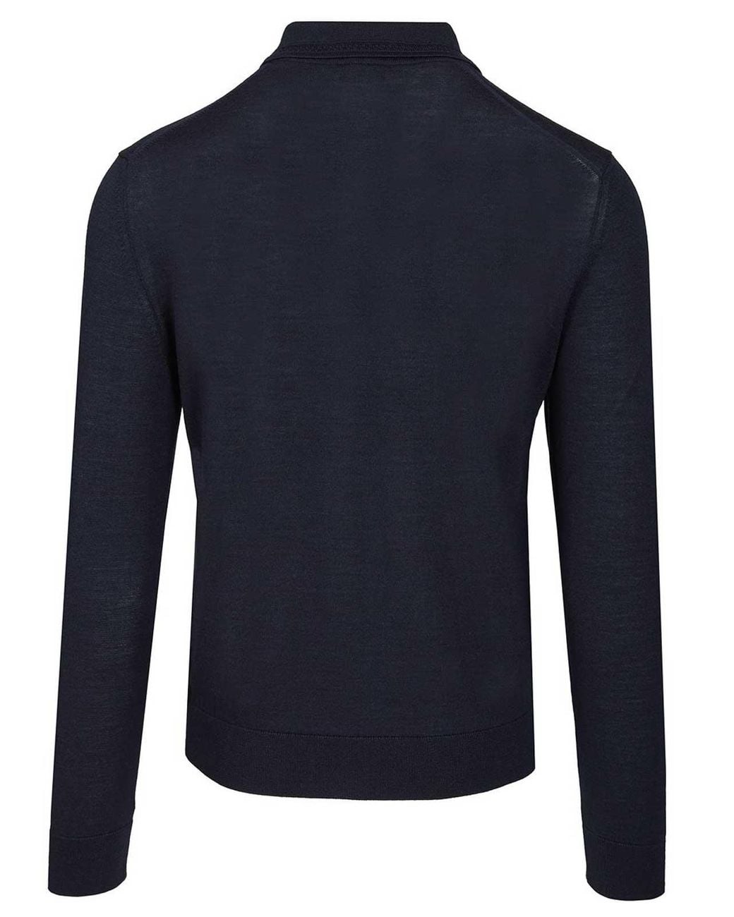 Etro Blue Wool And Silk Polo Shirt for men