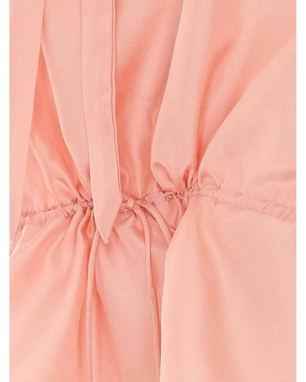 Chloé Pink Habotai Silk Top