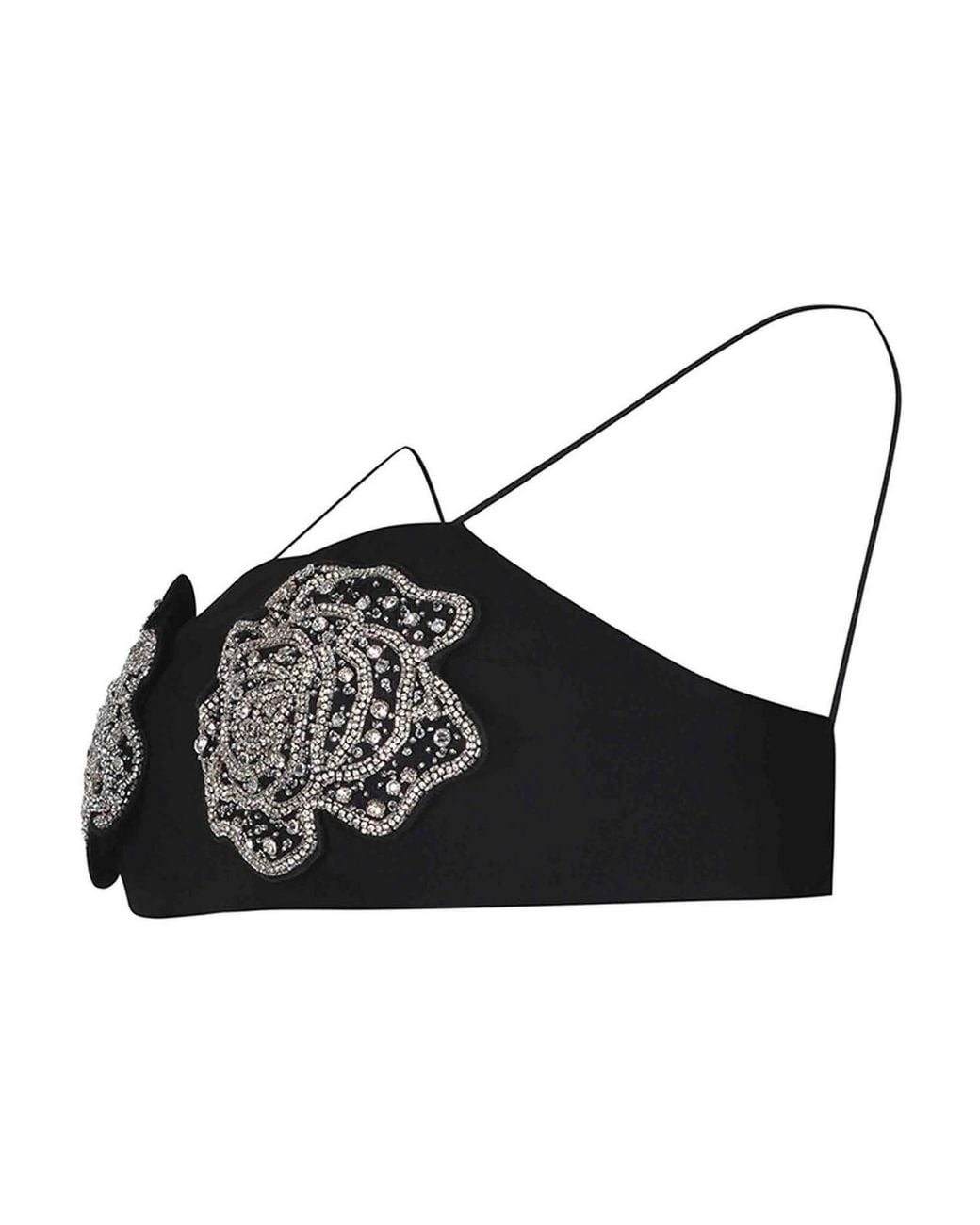 Pinko Black Top Made Of Viscose Blend