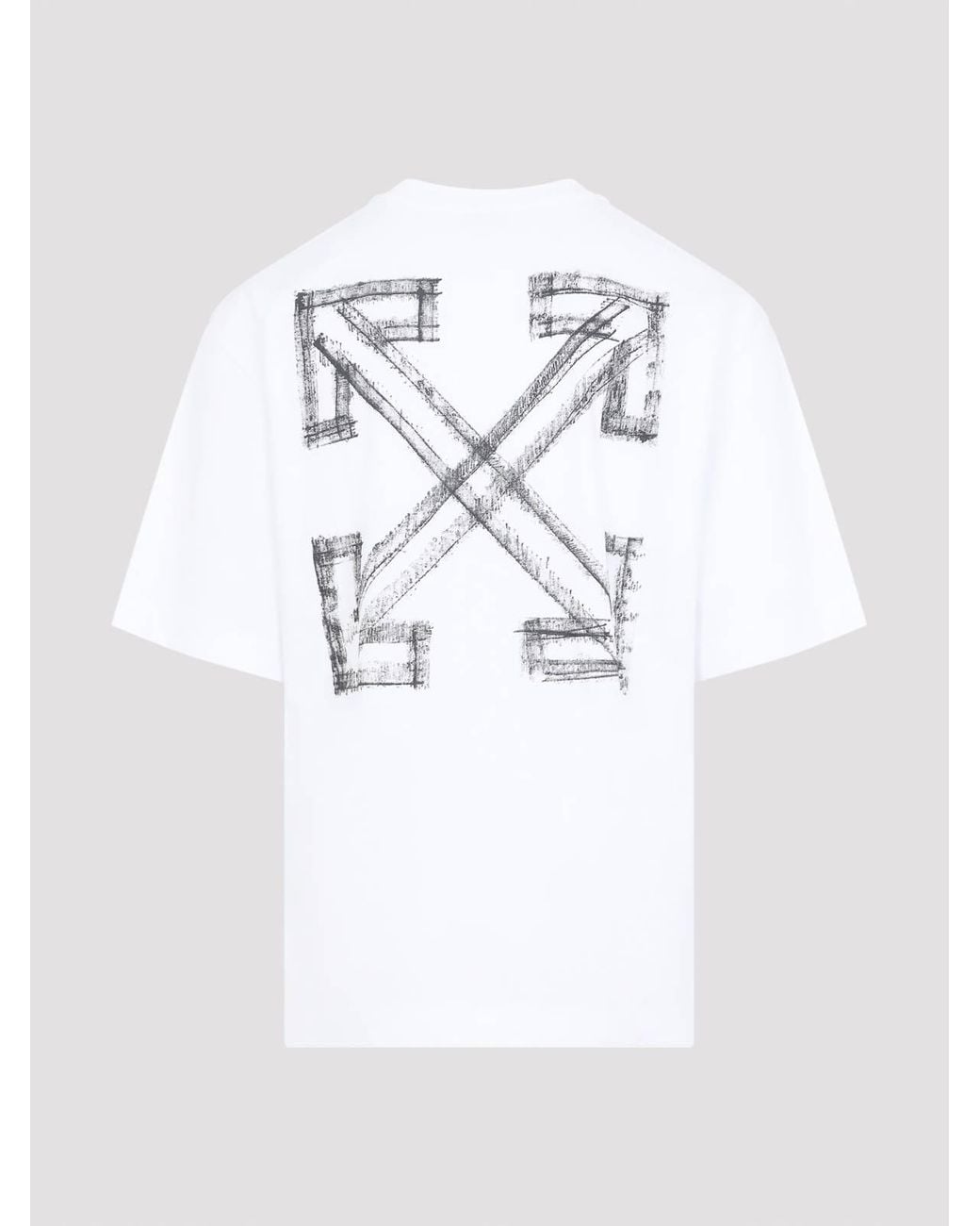 Off-White c/o Virgil Abloh White Motion Arrow Skate S/S Tee for men