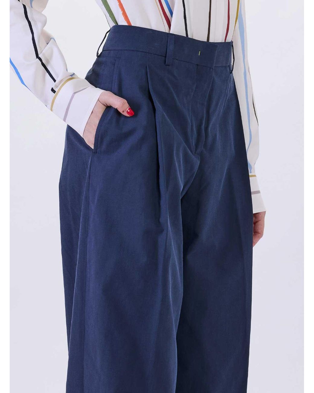 Paul Smith Blue Wide Pants