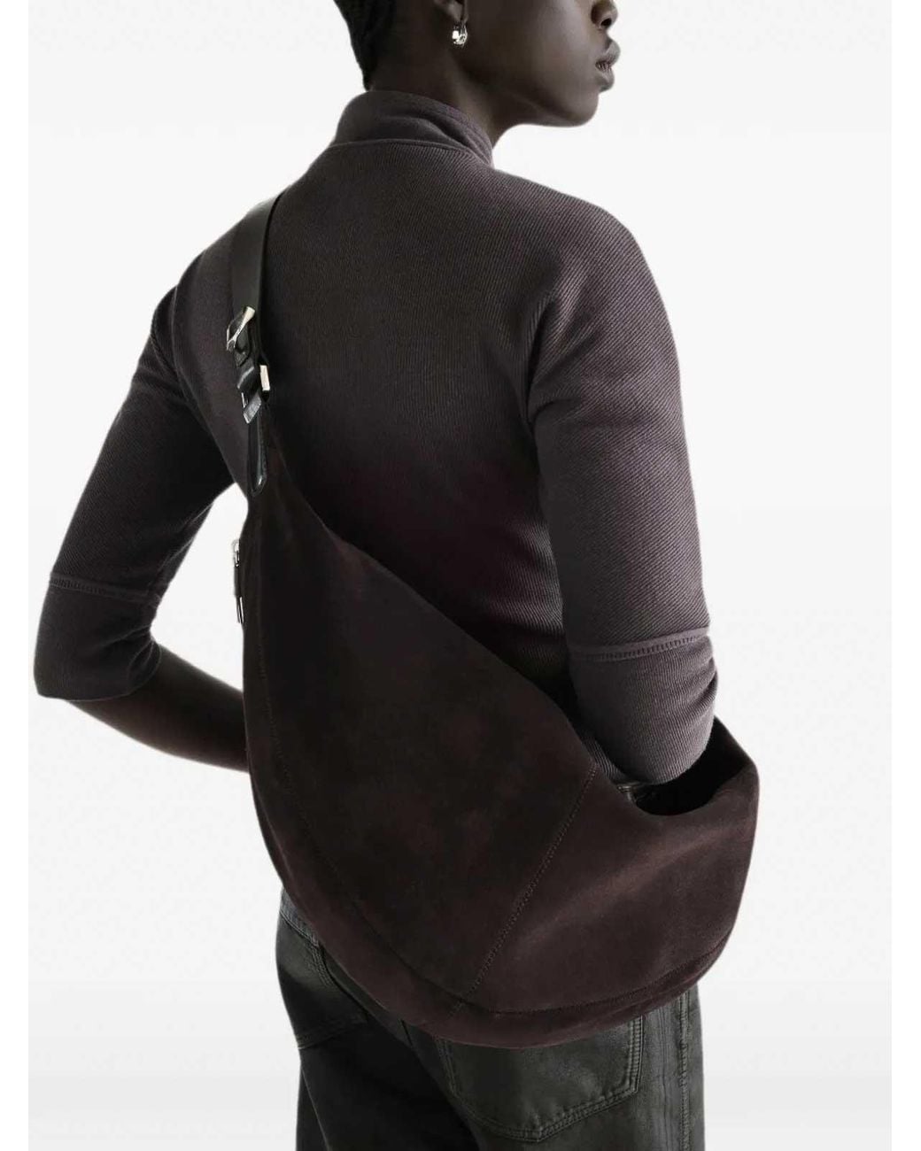 Lemaire Metallic Shoulder Bag Quiver Clip