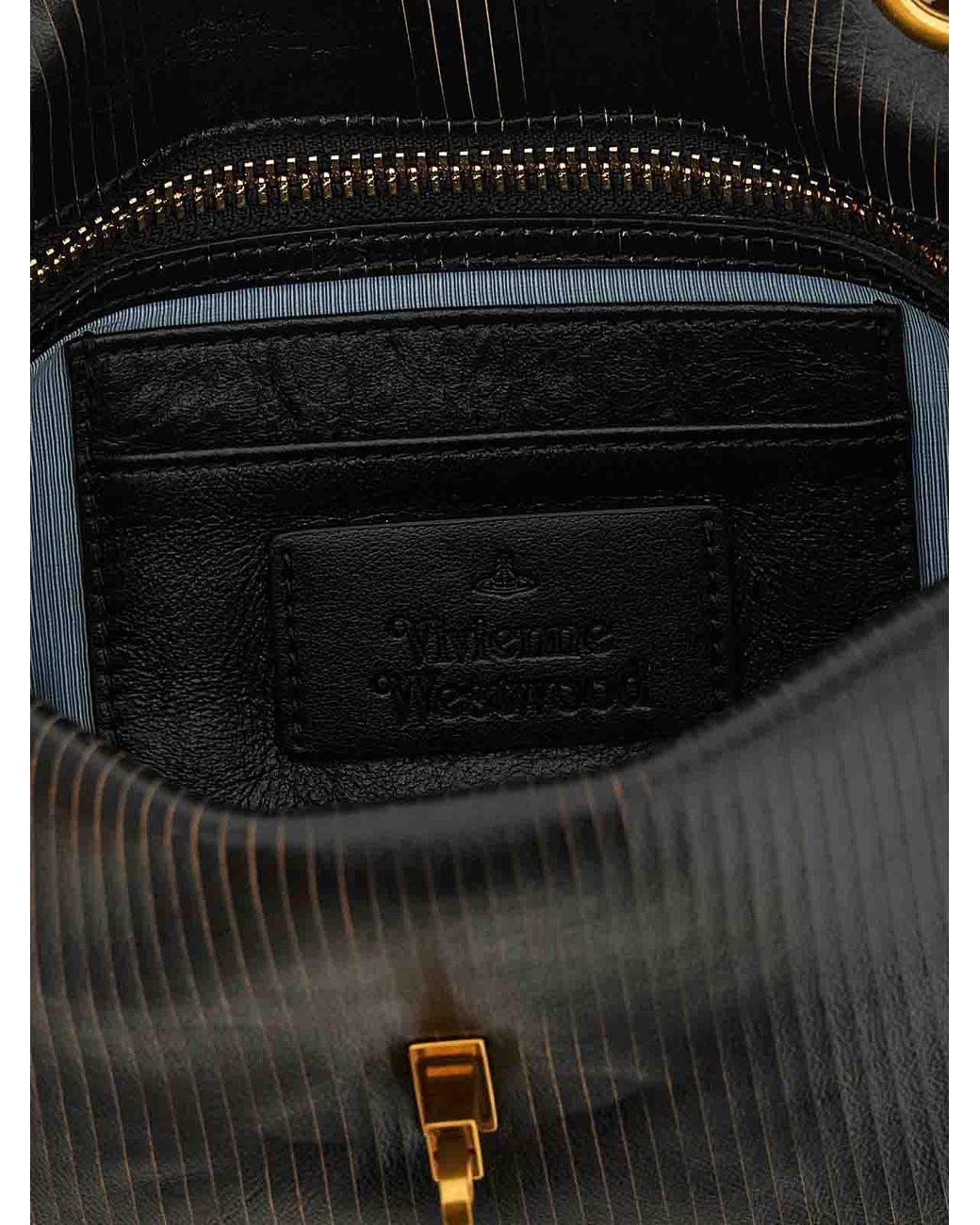 Vivienne Westwood Black Small Shoulder Bag