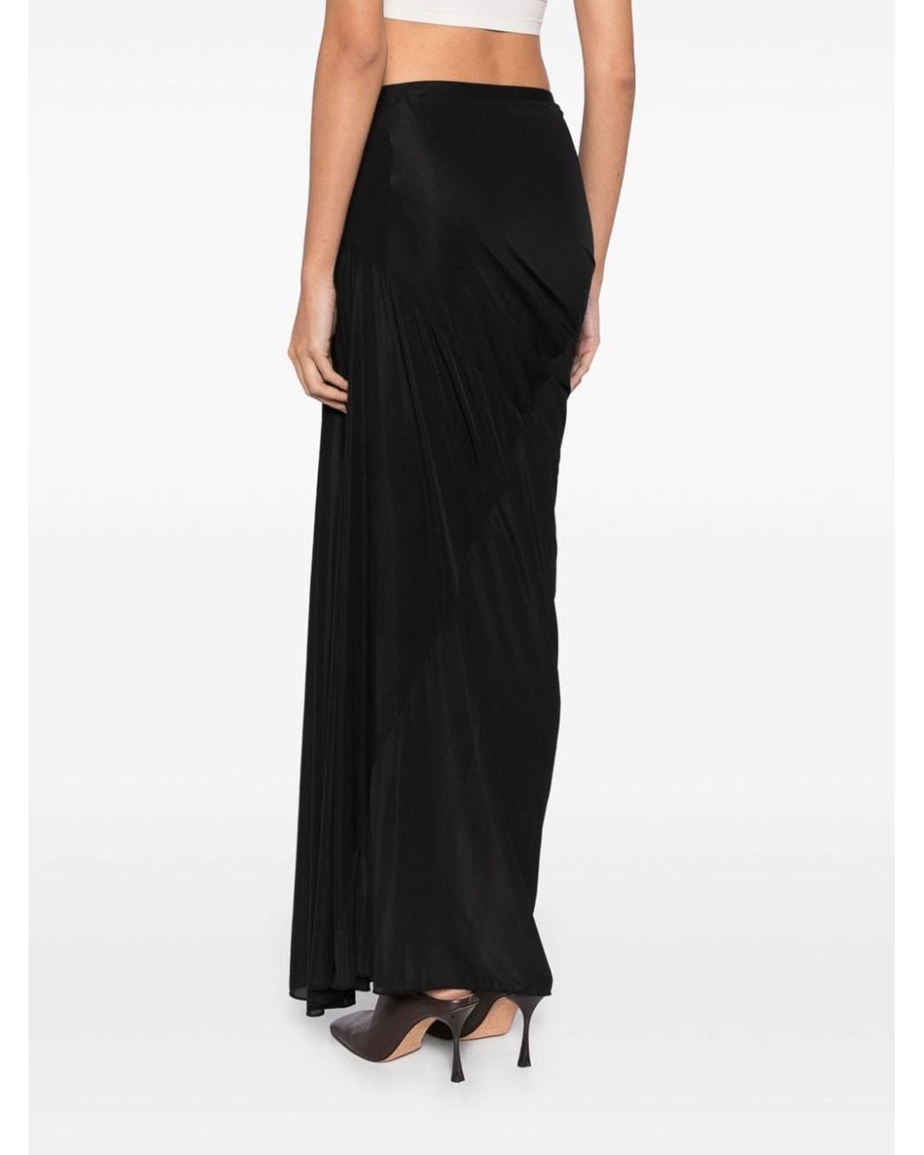 Dries Van Noten Black Horsa Bis Long 9204Wkskirt