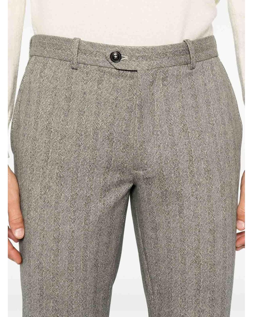 Circolo 1901 Gray Tailored Trousers for men