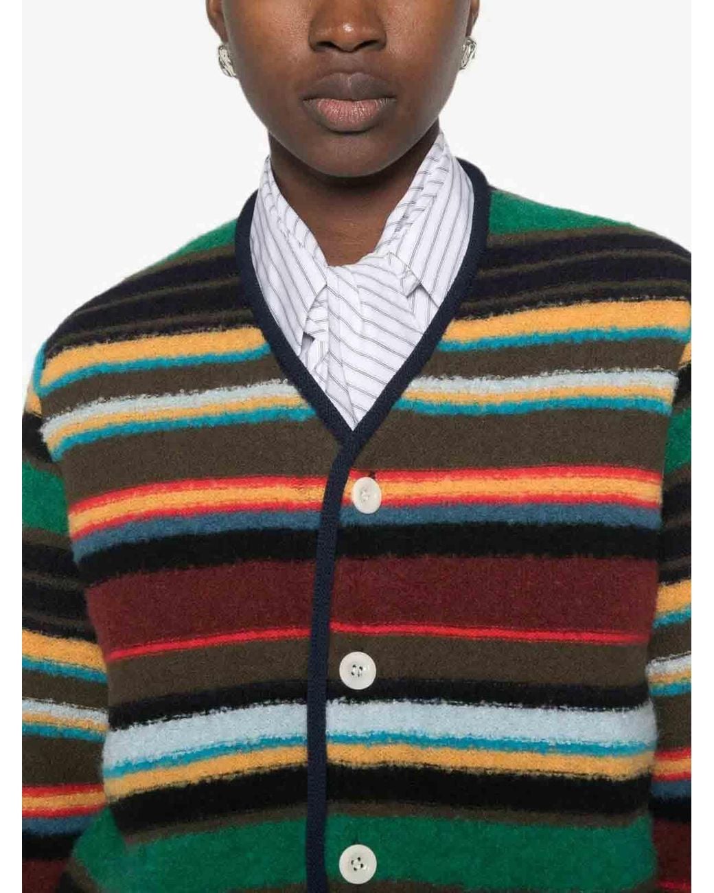 Sacai Green Mix Knit