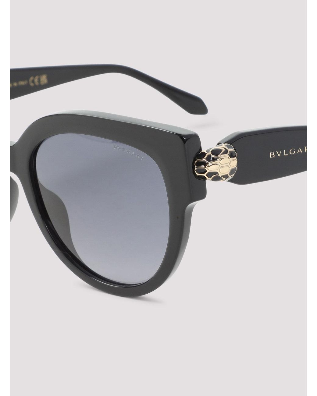 BVLGARI Gray Serpenti Forever Round Sunglasses