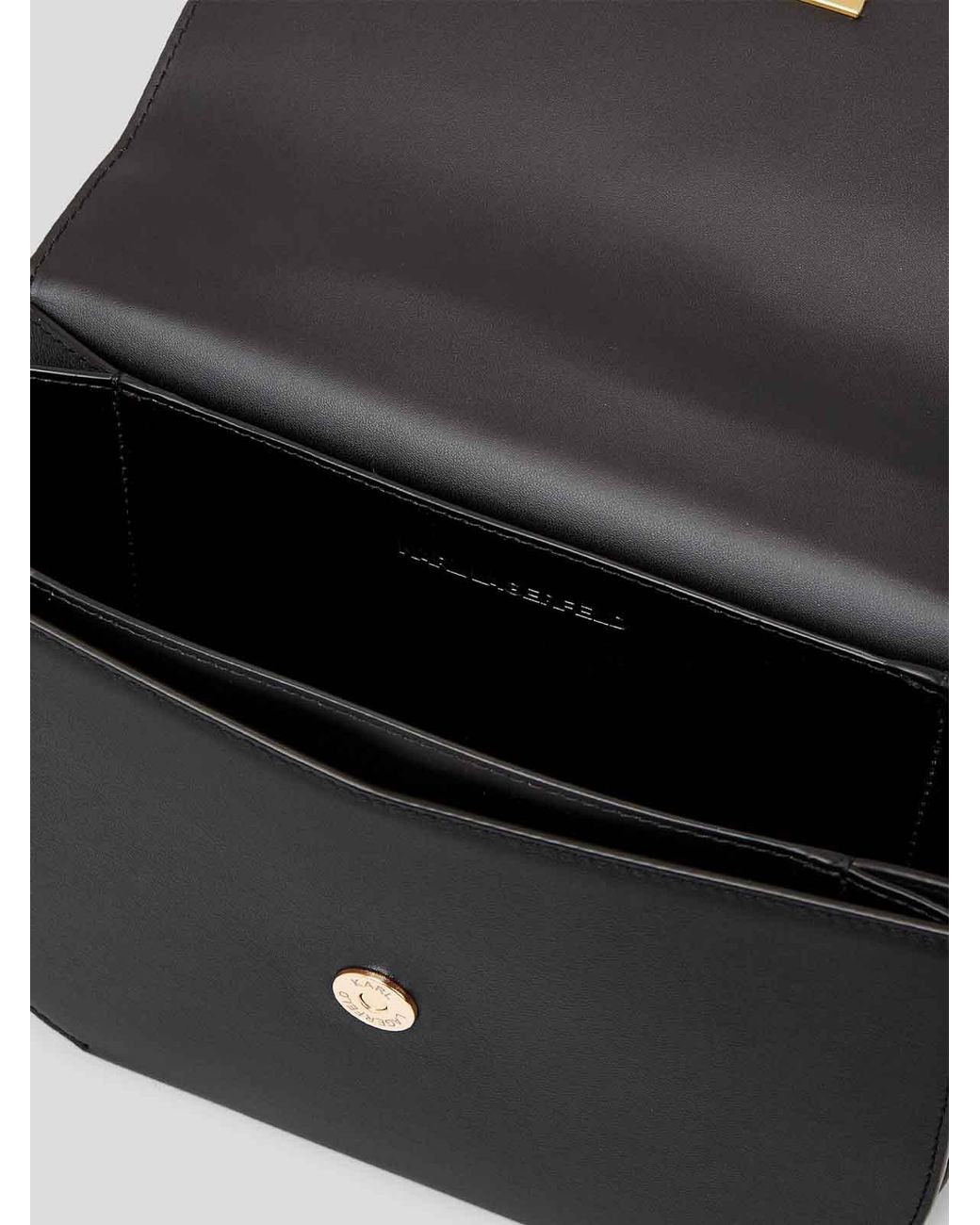 Karl Lagerfeld Black K/Forever Md Crossbody